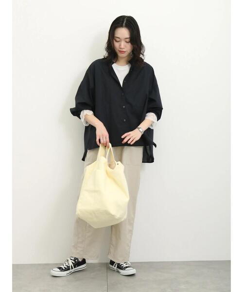 Samansa Mos2 blue（サマンサモスモスブルー）の「2wayトートバッグ（ハンドバッグ・レディース・イエロー/ブラック/キナリ・F）」の20枚目の写真