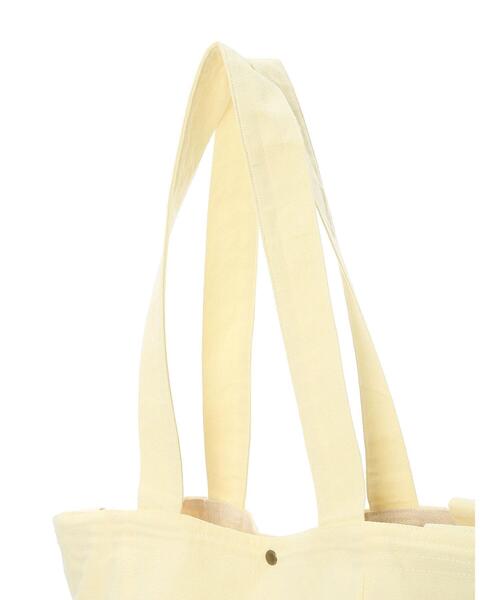 Samansa Mos2 blue（サマンサモスモスブルー）の「2wayトートバッグ（ハンドバッグ・レディース・イエロー/ブラック/キナリ・F）」の9枚目の写真