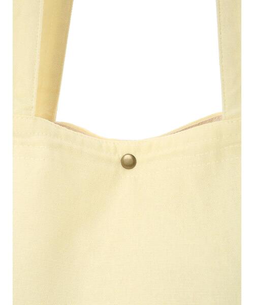 Samansa Mos2 blue（サマンサモスモスブルー）の「2wayトートバッグ（ハンドバッグ・レディース・イエロー/ブラック/キナリ・F）」の10枚目の写真