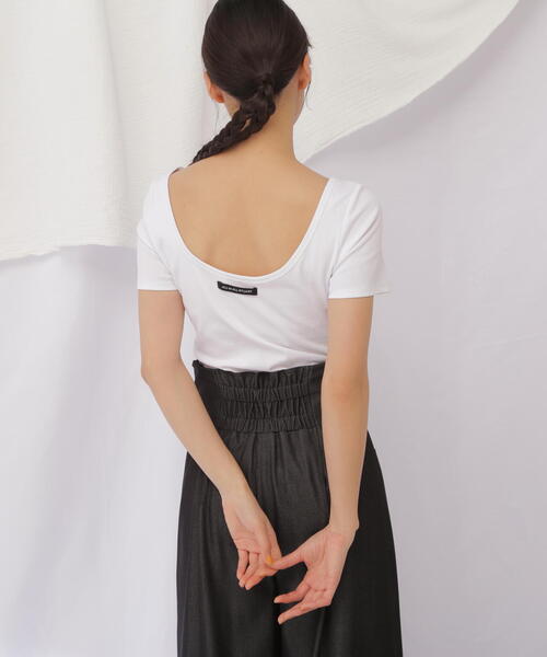 tシャツ 「JILL by BASIC」カップ付きTシャツ レディース ◇《JILL by BASIC》カップ付きTシャツ（Tシャツ/カットソー
