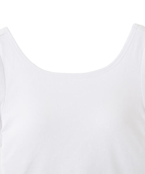 JILL by JILL STUART（ジルバイジルスチュアート）の「◇《JILL by BASIC》カップ付きTシャツ（Tシャツ/カットソー・レディース・ベージュ/ホワイト/グレー系その他・FREE）」の9枚目の写真