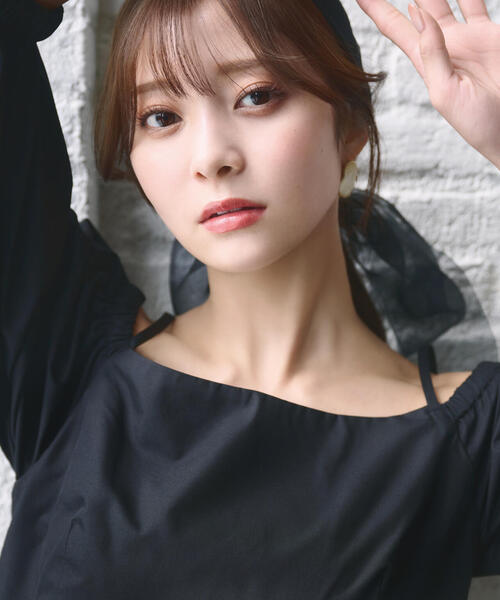 PROPORTION BODY DRESSING(プロポーションボディドレッシング)の「デタッチスリーブワンピース / 1214140415(ワンピース・レディース・ホワイト/ブラック・SMALL/MEDIUM)」の4枚目の写真