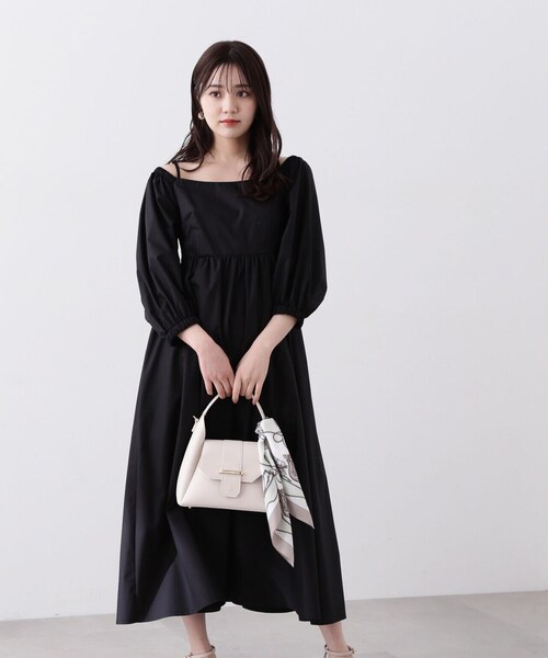 PROPORTION BODY DRESSING(プロポーションボディドレッシング)の「デタッチスリーブワンピース / 1214140415(ワンピース・レディース・ホワイト/ブラック・SMALL/MEDIUM)」の6枚目の写真