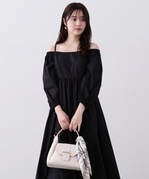 PROPORTION BODY DRESSING(プロポーションボディドレッシング)の「デタッチスリーブワンピース / 1214140415(ワンピース・レディース・ホワイト/ブラック・SMALL/MEDIUM)」の9枚目の写真