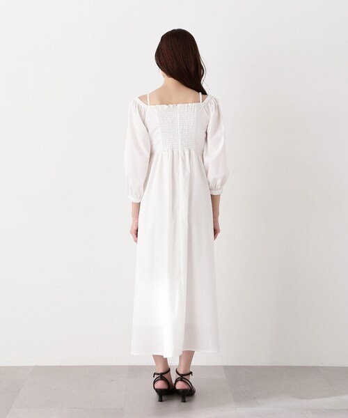 PROPORTION BODY DRESSING(プロポーションボディドレッシング)の「デタッチスリーブワンピース / 1214140415(ワンピース・レディース・ホワイト/ブラック・SMALL/MEDIUM)」の18枚目の写真