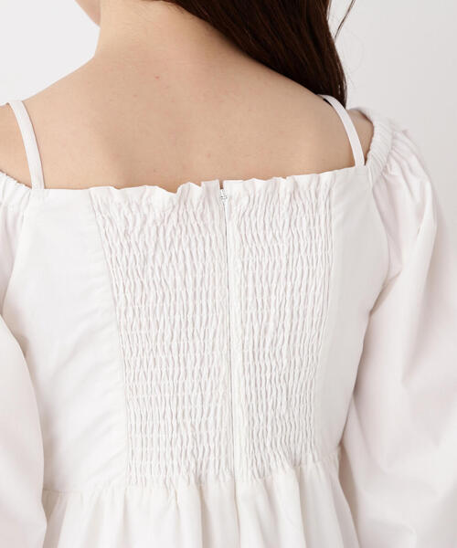 PROPORTION BODY DRESSING(プロポーションボディドレッシング)の「デタッチスリーブワンピース / 1214140415(ワンピース・レディース・ホワイト/ブラック・SMALL/MEDIUM)」の20枚目の写真