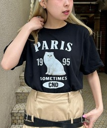 Candy Stripper | PARIS CAT Tシャツ(Tシャツ/カットソー)