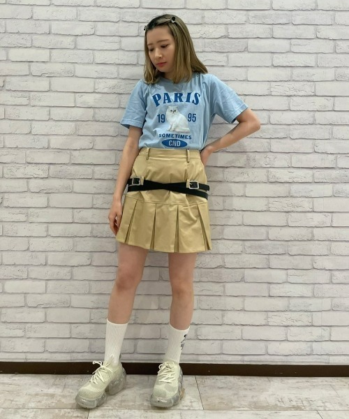 Candy Stripper(キャンディストリッパー)の「PARIS CAT Tシャツ(Tシャツ/カットソー・レディース・ピンク/オフホワイト/ライトブルー/ブラック・1/2/3)」の17枚目の写真