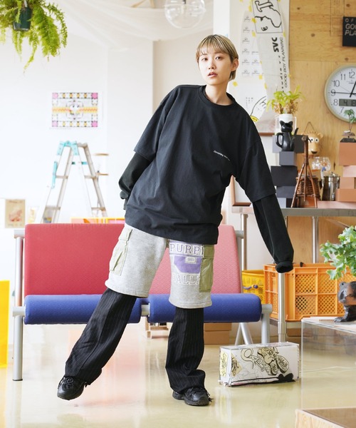 Lulu ＆ Arnie（るるあんどあーにー）の「Public Object / パブリック オブジェクト SS EMBROIDERY TEE SWW #1 半袖 刺繍 Tシャツ（Tシャツ/カットソー・メンズ・ホワイト/ブラック・LARGE/MEDIUM）」の18枚目の写真