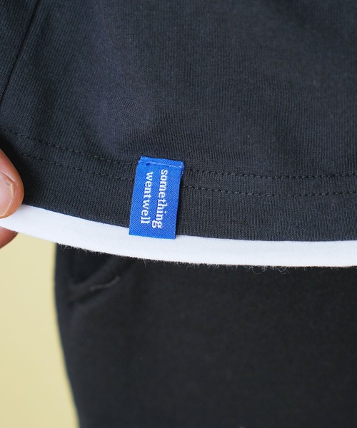 Lulu ＆ Arnie（るるあんどあーにー）の「Public Object / パブリック オブジェクト SS EMBROIDERY TEE SWW #1 半袖 刺繍 Tシャツ（Tシャツ/カットソー・メンズ・ホワイト/ブラック・LARGE/MEDIUM）」の4枚目の写真