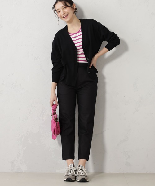 FOUND GOOD（ファウンドグッド）の「ナメラカニットユルカーディガン（カーディガン/ボレロ・レディース・ブラック/グリーン系2/ホワイト系5/イエロー系2/ベージュ・M/L）」の10枚目の写真