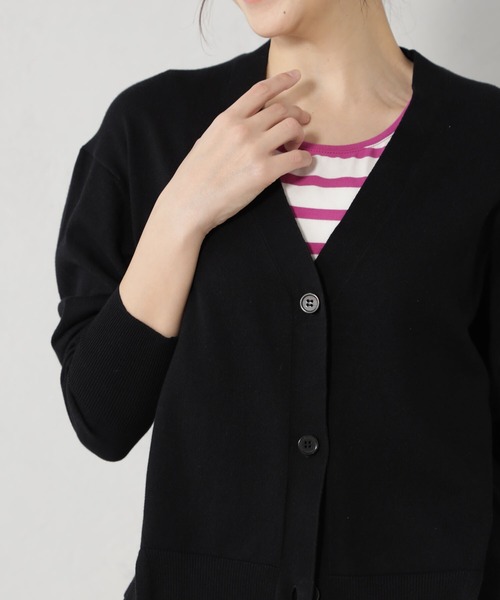 FOUND GOOD（ファウンドグッド）の「ナメラカニットユルカーディガン（カーディガン/ボレロ・レディース・ブラック/グリーン系2/ホワイト系5/イエロー系2/ベージュ・M/L）」の11枚目の写真