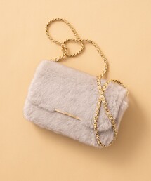 フェイクファー ショルダーバッグ