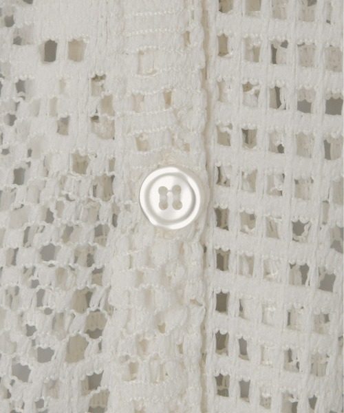 mic by Olu.（ミックバイオルドット）の「【ZOZOTOWN限定】カットレースシャツ（シャツ/ブラウス・レディース・ブラック/アイボリー・FREE）」の22枚目の写真