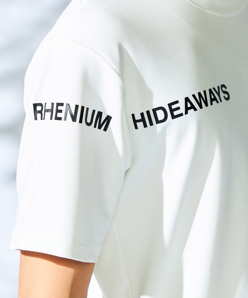 HIDEAWAYS NICOLE（ハイダウェイニコル）の「【WEB限定】ビッグロゴプリント半袖Ｔシャツ（Tシャツ/カットソー・メンズ・ブラック/サックスブルー/オフホワイト/ラベンダー・MEDIUM/LARGE/X-LARGE）」の15枚目の写真