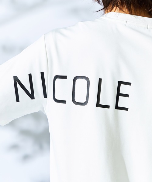 HIDEAWAYS NICOLE（ハイダウェイニコル）の「【WEB限定】ビッグロゴプリント半袖Ｔシャツ（Tシャツ/カットソー・メンズ・ブラック/サックスブルー/オフホワイト/ラベンダー・MEDIUM/LARGE/X-LARGE）」の17枚目の写真