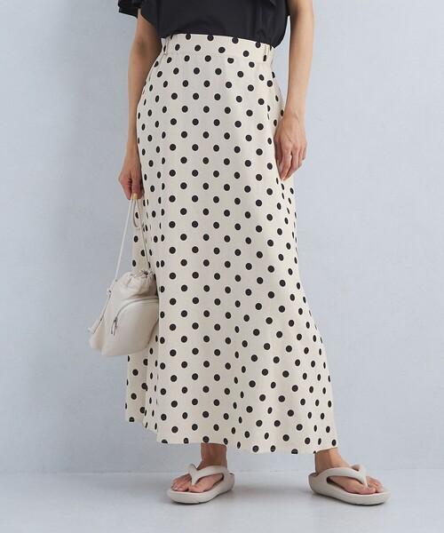 【新品タグ付】green label relaxing ドットマーメイドスカート green label relaxing（グリーンレーベルリラクシング）の