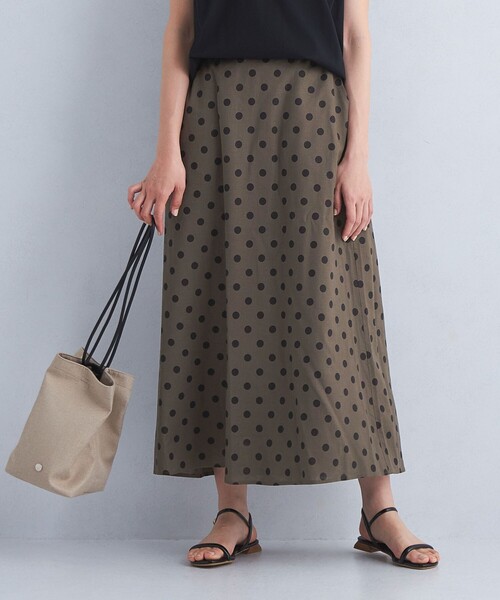 【新品タグ付】green label relaxing ドットマーメイドスカート green label relaxing（グリーンレーベルリラクシング）の