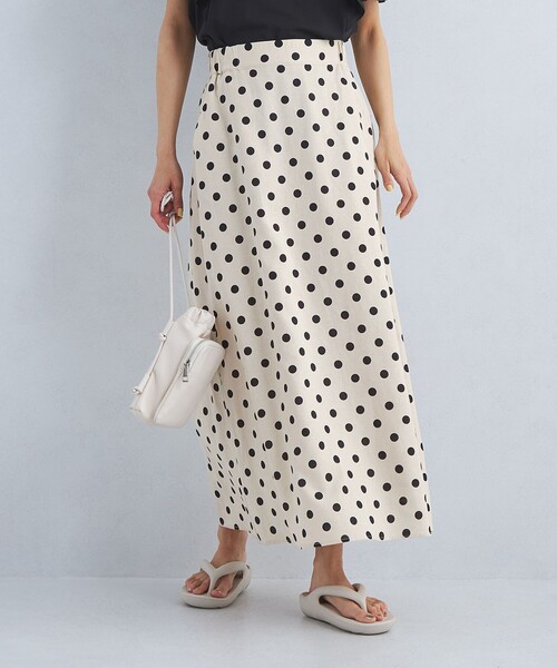 green label relaxingドット マーメイド スカート 36 green label relaxing（グリーンレーベルリラクシング）の「ドット