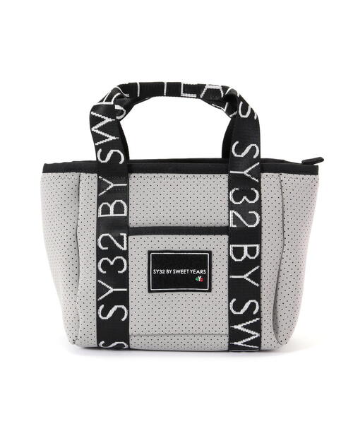 SY32 by SWEET YEARS（エスワイサーティトゥバイスィートイヤーズ）の「SY32 by SWEETYEARS /エスワイサーティトゥバイ スィートイヤーズ/NEOPRENE CART BAG（トートバッグ・メンズ・グレー/ブラック・F）」の17枚目の写真
