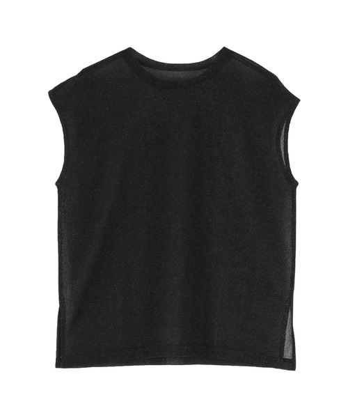 titivate(ティティベイト)の「ラメシアーフレンチスリーブトップス(Tシャツ/カットソー・レディース・イエロー/ブラウン/ブラック/シルバー・FREE)」の12枚目の写真
