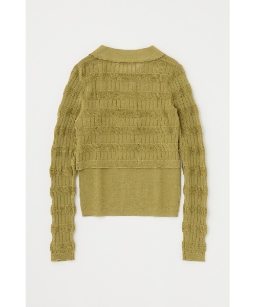 MOUSSY | KNIT キャミ & RIBBON シャツセット (シャツ・ブラウス