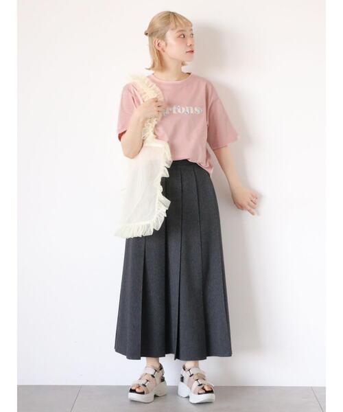 ehka sopo（エヘカソポ）の「チュールフリルバッグ（ハンドバッグ・レディース・ブラック/ピンク/キナリ/ミント・F）」の19枚目の写真