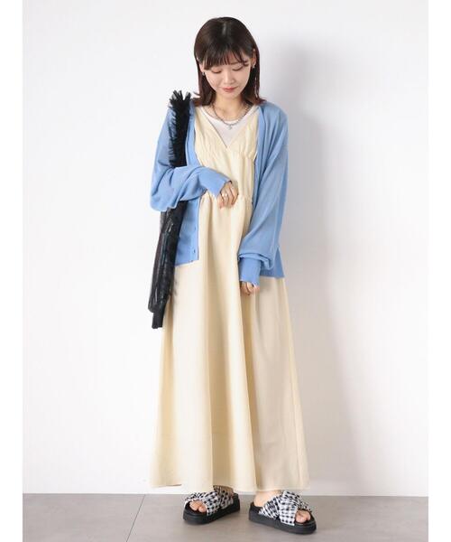 ehka sopo（エヘカソポ）の「チュールフリルバッグ（ハンドバッグ・レディース・ブラック/ピンク/キナリ/ミント・F）」の13枚目の写真