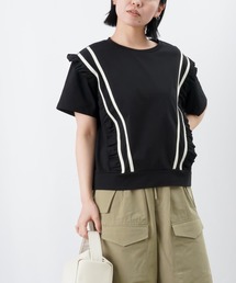 LC/LLL ラインフリルプルオーバー / フリルデザインTee