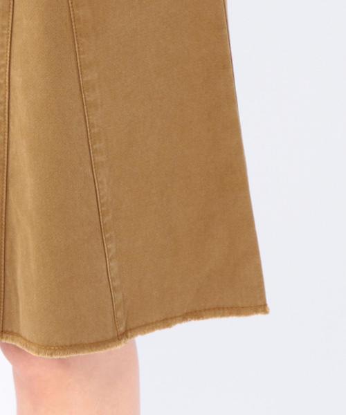 coen（コーエン）の「カーゴミディフレアスカート§（スカート・レディース・ベージュ/オリーブ・MEDIUM/LARGE）」の11枚目の写真