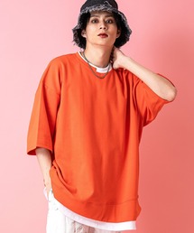 a.p.o.v. フェイクレイヤービッグTシャツ