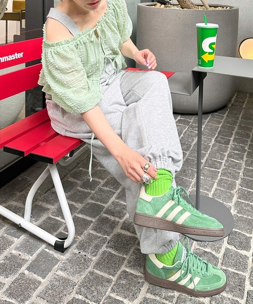 Alley by w closet（アリーバイダブルクローゼット）の「【Alley/2WAY】デコルテキレイ見えフリル＆ギャザーブラウス（シャツ/ブラウス・レディース・ミント/オフホワイト・FREE）」の18枚目の写真