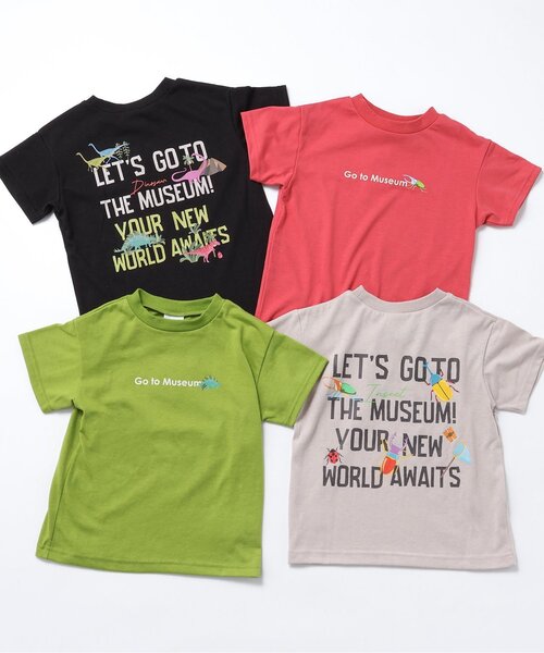 BREEZE（ブリーズ）の「【接触冷感】もっとスズシー GO MUSEUM Tシャツ（Tシャツ/カットソー・キッズ・ライム/ピンク/ベージュ/ブラック・120/80/130/140/90/100/110）」の13枚目の写真