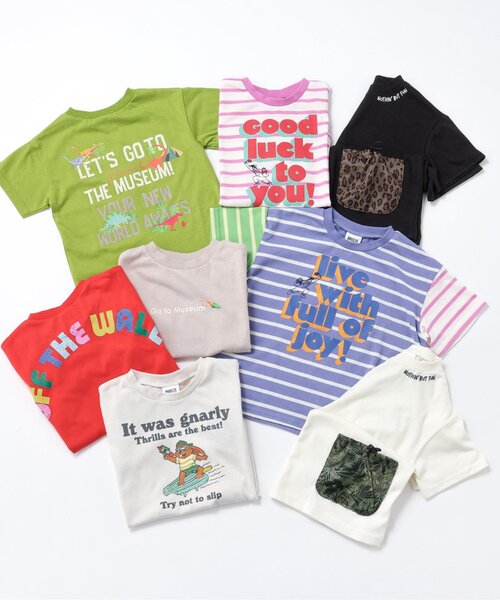 BREEZE（ブリーズ）の「【接触冷感】もっとスズシー GO MUSEUM Tシャツ（Tシャツ/カットソー・キッズ・ライム/ピンク/ベージュ/ブラック・120/80/130/140/90/100/110）」の16枚目の写真