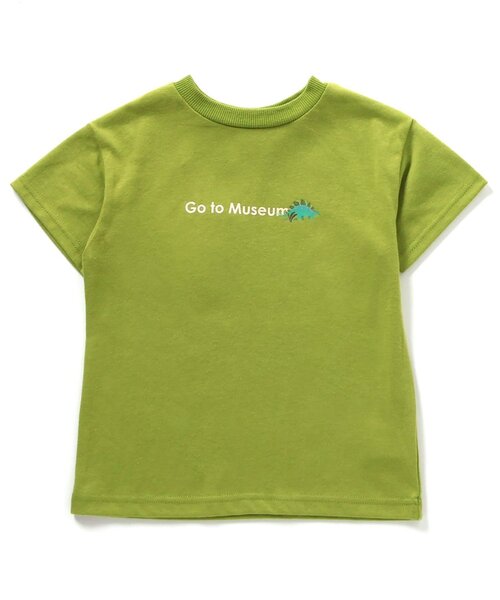 BREEZE（ブリーズ）の「【接触冷感】もっとスズシー GO MUSEUM Tシャツ（Tシャツ/カットソー・キッズ・ライム/ピンク/ベージュ/ブラック・120/80/130/140/90/100/110）」の7枚目の写真