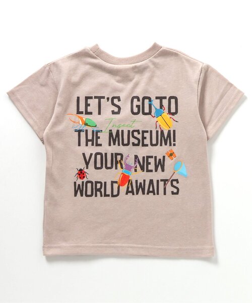 BREEZE（ブリーズ）の「【接触冷感】もっとスズシー GO MUSEUM Tシャツ（Tシャツ/カットソー・キッズ・ライム/ピンク/ベージュ/ブラック・120/80/130/140/90/100/110）」の8枚目の写真