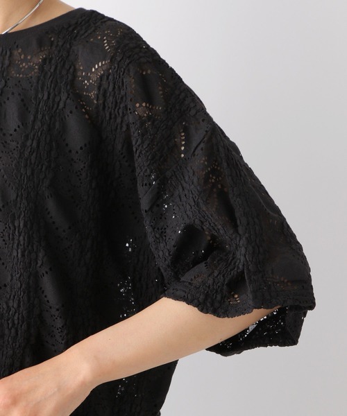 LEPSIM(レプシィム)の「ソウレースプルオーバーSS 127583(Tシャツ/カットソー・レディース・オレンジ/ブラック/オフホワイト・FREE)」の8枚目の写真