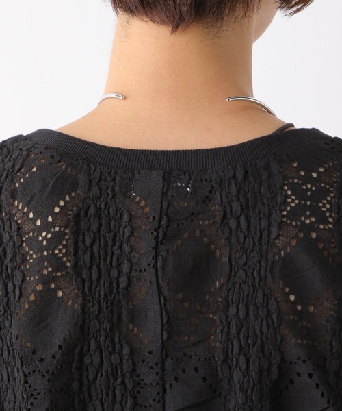 LEPSIM(レプシィム)の「ソウレースプルオーバーSS 127583(Tシャツ/カットソー・レディース・オレンジ/ブラック/オフホワイト・FREE)」の10枚目の写真