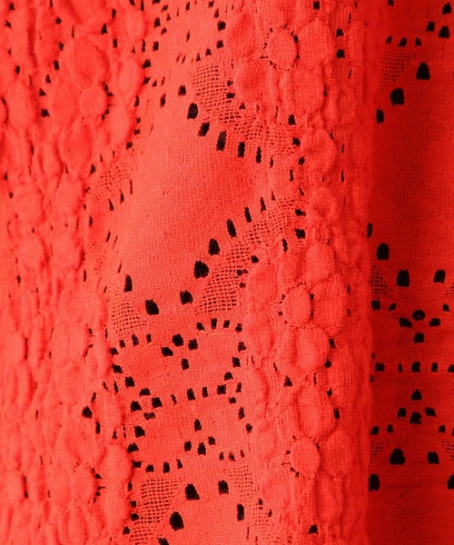 LEPSIM(レプシィム)の「ソウレースプルオーバーSS 127583(Tシャツ/カットソー・レディース・オレンジ/ブラック/オフホワイト・FREE)」の13枚目の写真