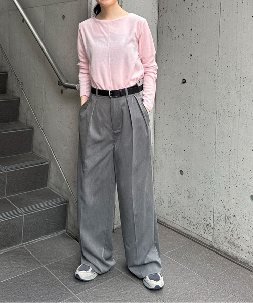 feepur(フェピュール)の「パイルロンTee(Tシャツ/カットソー・レディース・イエロー/アイボリー/ピンク/グレー/ブラック・MEDIUM)」の21枚目の写真