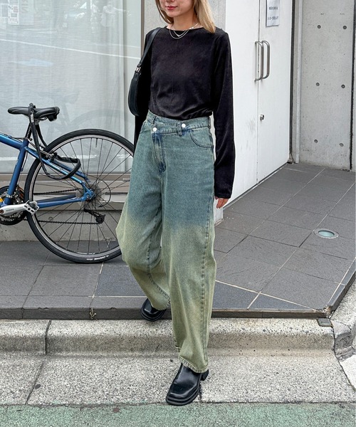 feepur(フェピュール)の「パイルロンTee(Tシャツ/カットソー・レディース・イエロー/アイボリー/ピンク/グレー/ブラック・MEDIUM)」の10枚目の写真