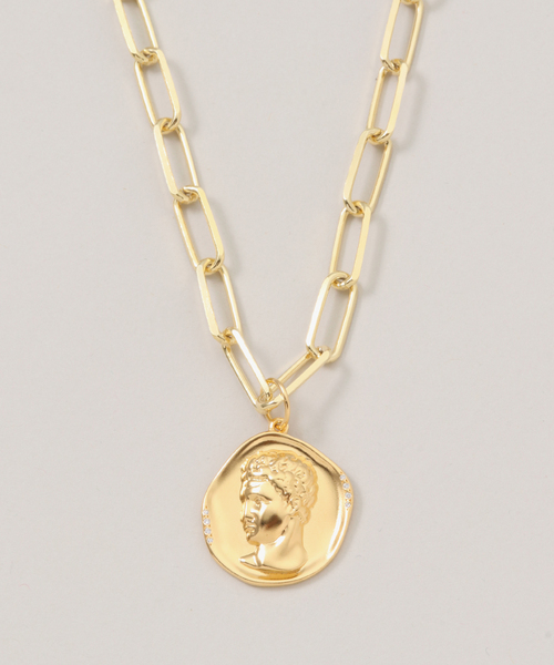 HERMINA ATHENS】HERMIS LARGE LUSTRE CHARM NEC：ネックレス