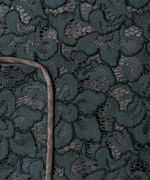 NOLLEY’S（ノーリーズ）の「S フラワーレーススカート 【InRed/MORE掲載】（スカート・レディース・オフホワイト/ダークグリーン/ブラック・38/36）」の4枚目の写真