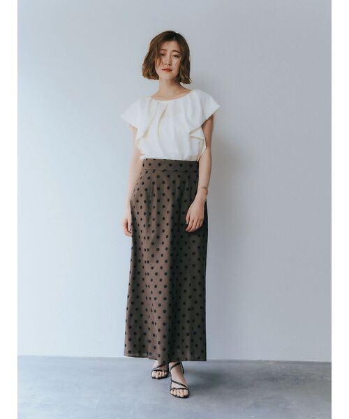 YECCA VECCA(イェッカヴェッカ)の「フレアブラウス(シャツ/ブラウス・レディース・ブラック/ライトブルー/オフホワイト・FREE)」の14枚目の写真