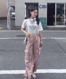 週末セール！新品未使用⭐︎ayakawasaki パラシュートパンツ　ピンク 週末セール！新品未使用⭐︎ayakawasaki パラシュートパンツ