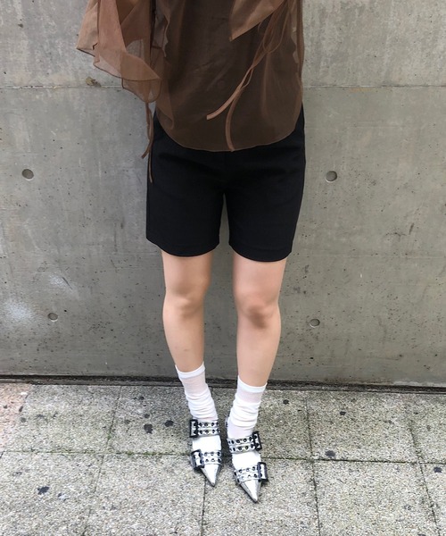 Jeffrey Campbell（ジェフリーキャンベル）の「ダブルベルトパンプス（パンプス・レディース・ブラック/シルバー・37/36/35/39/38）」の4枚目の写真