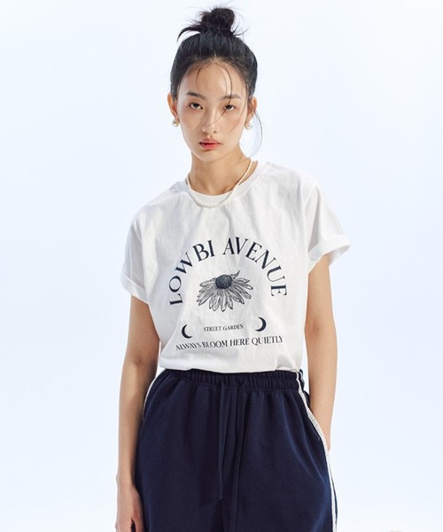 LOWBI（ロウビ）の「LOWBI／ダンデライオンT（Tシャツ/カットソー・レディース・ネイビー/その他1/その他2・FREE）」の15枚目の写真