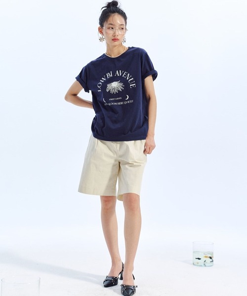 LOWBI（ロウビ）の「LOWBI／ダンデライオンT（Tシャツ/カットソー・レディース・ネイビー/その他1/その他2・FREE）」の18枚目の写真