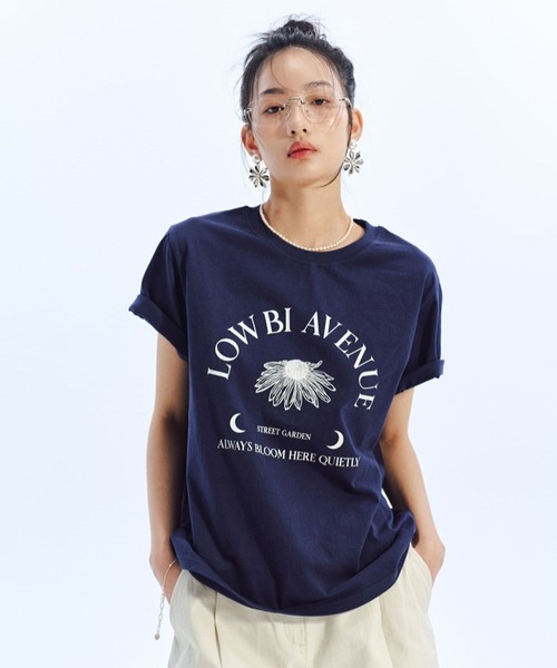 LOWBI（ロウビ）の「LOWBI／ダンデライオンT（Tシャツ/カットソー・レディース・ネイビー/その他1/その他2・FREE）」の19枚目の写真