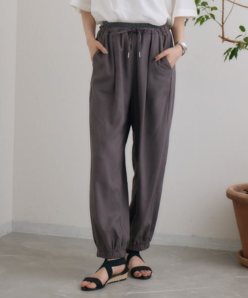 SUGAR ROSE（シュガーローズ）の「SUGAR ROSE ソフトパラシュートパンツ（その他パンツ・レディース・ベージュ/ブラック/チャコールグレー・FREE）」の3枚目の写真